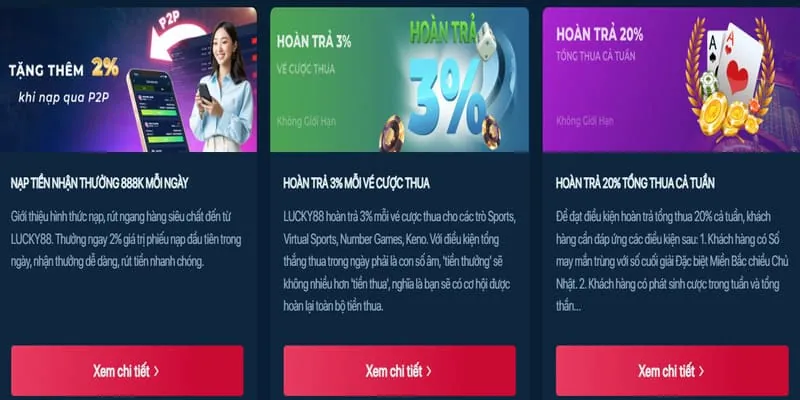Thưởng Nạp Lại 12be